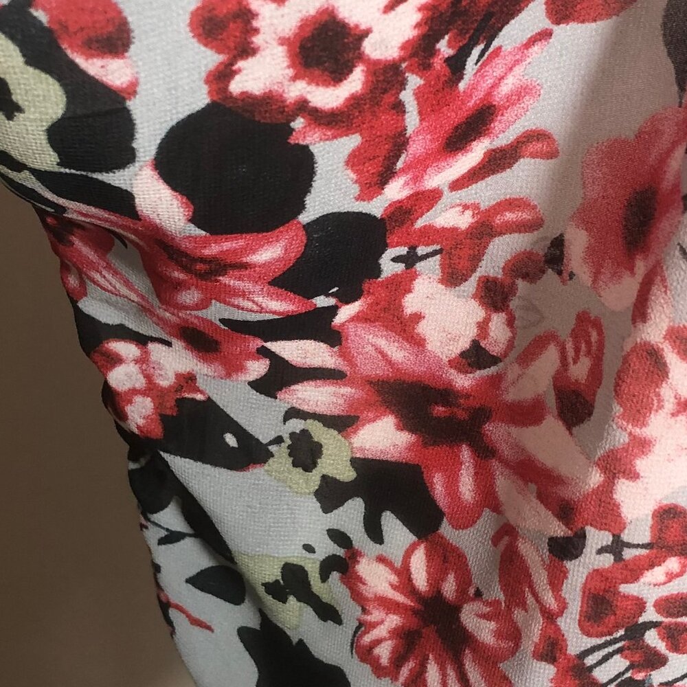 🌸Floral Kimono Cardigan – Lightweight Sheer Layer – Pastel Garden Print – XL - Picture 7 of 10